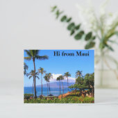 Maui Post Card Postkarte (Stehend Vorderseite)