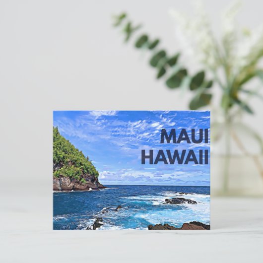 Maui Postcard Postkarte (Stehend Vorderseite)