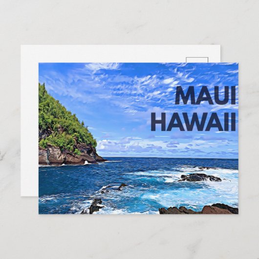 Maui Postcard Postkarte (Vorne/Hinten)