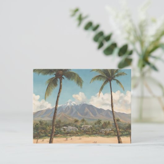 Maui Postkarte (Stehend Vorderseite)