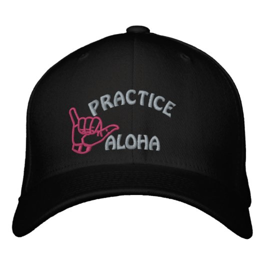 Maui Practice Aloha Shaka (Hang locker) Bestickte Baseballkappe (Vorderseite)