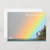 Maui Rainbow Postcard Postkarte (Vorne/Hinten)
