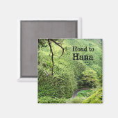 Maui Road nach Hana Magnet (Vorderseite/Rückseite)