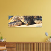 Maui Sea Turtle Canvas Print Leinwanddruck (Insitu (Wohnzimmer))