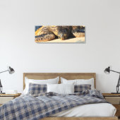 Maui Sea Turtle Canvas Print Leinwanddruck (Insitu (Schlafzimmer))
