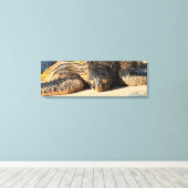 Maui Sea Turtle Canvas Print Leinwanddruck (Insitu (Holzboden))