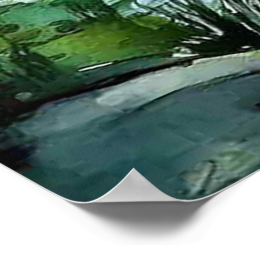 Maui Secret Beach Poster (Ecke)