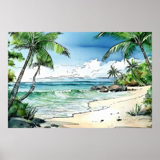 Maui Secret Beach Poster (Vorne)