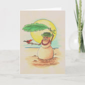 Maui Snowman Karte (Vorderseite)
