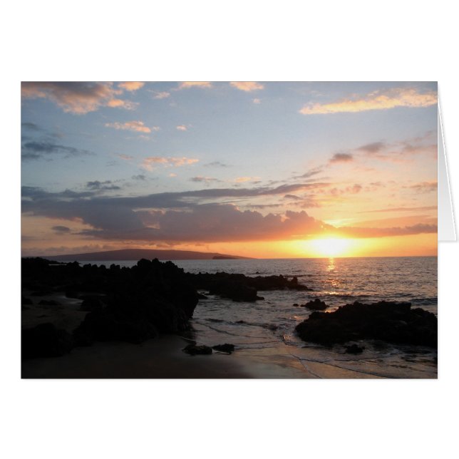 Maui-Sonnenuntergang 2 (Vorderseite (Horizontal))