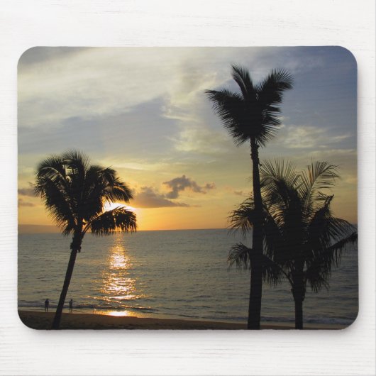 Maui-Sonnenuntergang 2 Mousepad (Vorne)