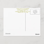 Maui-Spindel-Muschel, Postkarte (Rückseite)