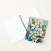 Maui Spring Plumeria Notebook Notizblock (Innenseite)