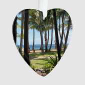 Maui-Strand-Hawaii-Palmen Ornament (Vorderseite)