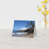 Maui-Strand Karte (Gelbe Blume)