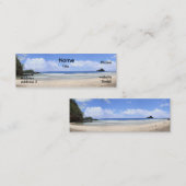 Maui-Strand - Koki, Hana-Visitenkarte Mini Visitenkarte (Vorne/Hinten)