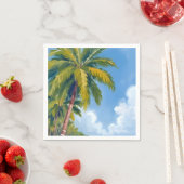 Maui-Strand-Palmen-Malerei Serviette (Beispiel)