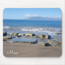 Maui-Strand-u. Wellen-Mausunterlage
