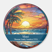 Maui Strandurlaub Magnet (Vorne)