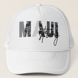 Maui Strong Gray Army Pattern Trucker Hat Truckerkappe