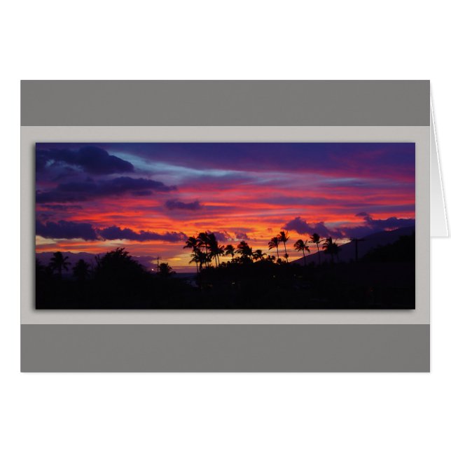 Maui Sunset (Vorderseite (Horizontal))