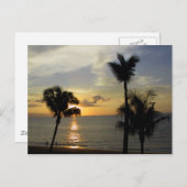 Maui Sunset 2 Postkarte (Vorne/Hinten)