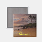 Maui Sunset Magnet (Vorderseite/Rückseite)