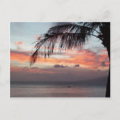 Maui Sunset Postcard Postkarte (Vorderseite)