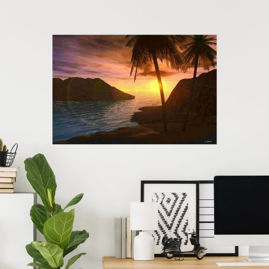 Maui Sunset Poster (Heimbüro)