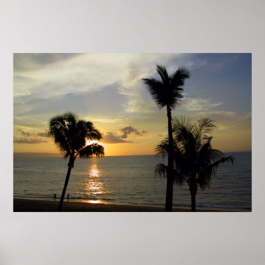 Maui Sunset Poster (Vorne)