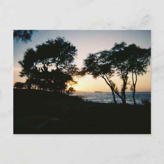 Maui Sunset Postkarte (Vorderseite)
