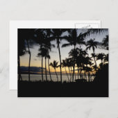 Maui Sunset Postkarte (Vorne/Hinten)