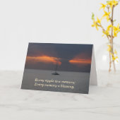 Maui Sunset Sympathy Card Karte (Gelbe Blume)