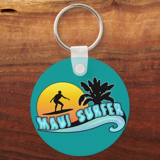 Maui Surfer Schlüsselanhänger (Vorderseite)