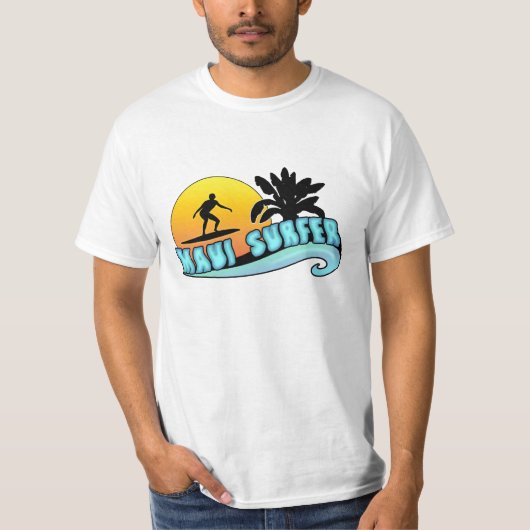 Maui-Surfer T-Shirt (Vorderseite)