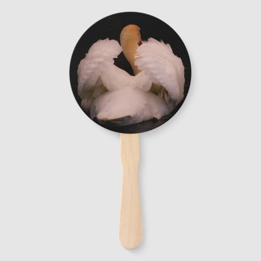 Maui Swan Hand Fan Set Fächer (Rückseite)