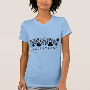 Maui T - Shirt der Frauen in tropischen Blume