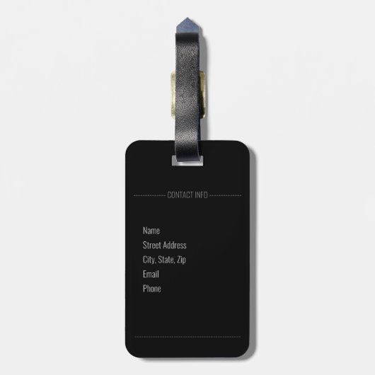 Maui Towns Gepäckanhänger (Rückseite vertikal)