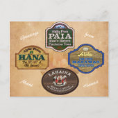 Maui Towns  Postkarte (Vorderseite)