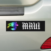 MAUI - Tribal Honu Rainbow Autoaufkleber (Auf Auto)