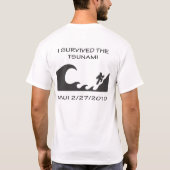 Maui-Tsunami 2010 T-Shirt (Rückseite)