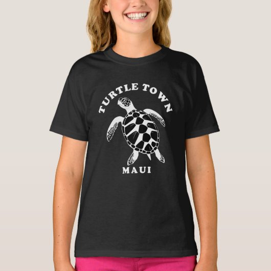 Maui Turtle Town T-Shirt (Vorderseite)