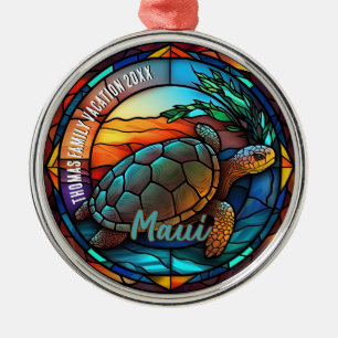 Maui-Urlaubs-Souvenir Ornament Aus Metall