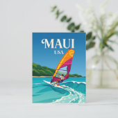 Maui USA Postkarte (Stehend Vorderseite)
