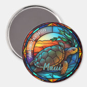Maui Vacation Souvenir Magnet (Vorderseite/Rückseite)