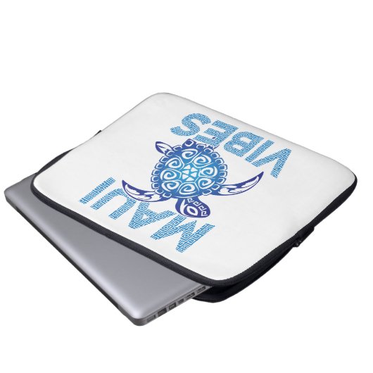 Maui Vibes Laptopschutzhülle (Vorne Knopf)