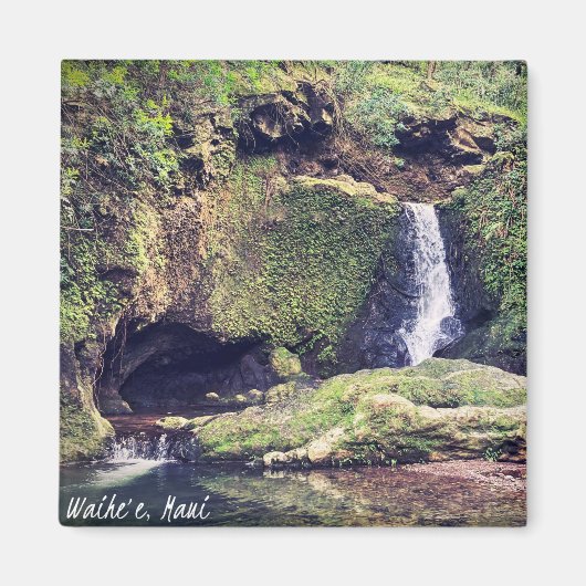 Maui Waterfall Magnet (Vorne)