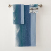 "Maui Waves" - Naturfotografie Badhandtuch Set (Insitu)