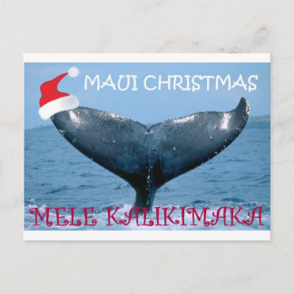 MAUI-WEIHNACHTEN "MELE KALIKIMAKA" FEIERTAGSPOSTKARTE