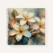 Maui Yellow Plumeria Notebook Notizblock (Vorderseite)